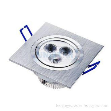 3W LED Rectangular / Combined Down Light, 50000Hrs Life Spa